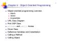 Chapter 6 - Object-Oriented Programming PowerPoint PPT Presentation