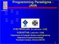 Programming Paradigms - JAVA PowerPoint PPT Presentation