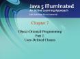 Object-Oriented Programming Part 2: User-Defined Classes PowerPoint PPT Presentation