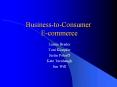 Business-to-Consumer E-commerce PowerPoint PPT Presentation