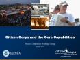 Citizen Corps and the Core Capabilities PowerPoint PPT Presentation
