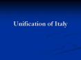Unification of Italy PowerPoint PPT Presentation