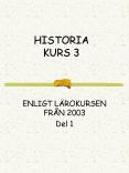 HISTORIA KURS 3 PowerPoint PPT Presentation