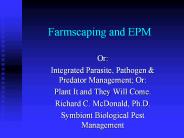 Farmscaping and EPM