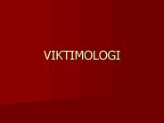 VIKTIMOLOGI