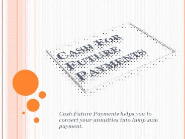 Structured Settlement Lump Sum