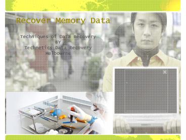 Data Recovery Facts and Suggestions