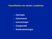 Klassifikation der akuten Leuk