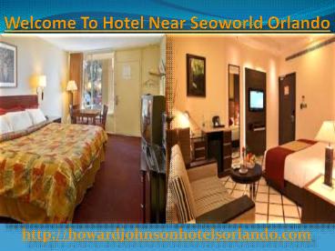 Welcome to hotel near seaworld orlando