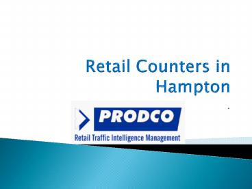 Retail Counters in Hampton