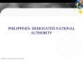 PHILIPPINES: DESIGNATED NATIONAL AUTHORITY PowerPoint PPT Presentation