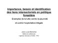 Importance, besoin et identification des liens intersectoriels en politique foresti PowerPoint PPT Presentation