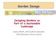Garden Design PowerPoint PPT Presentation