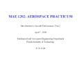 MAE 1202: AEROSPACE PRACTICUM PowerPoint PPT Presentation