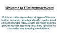 Welcome To Film Star Jackets PowerPoint PPT Presentation