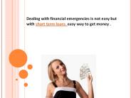 short term loans @ http://www.hunterloans.co.uk