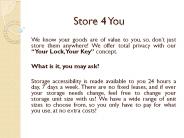 Self Storage Space, Extra Space in Singapore