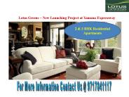 New Upcoming Project Lotus Greens at Yamuna Expressway