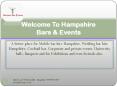 Wedding bar hire hampshire PowerPoint PPT Presentation