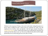 Luxury Yacht Charter Greece