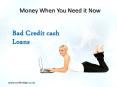 save your finance with a bad credit cash loan PowerPoint PPT Presentation