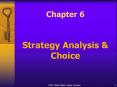 Chapter 6  Strategy Analysis PowerPoint PPT Presentation