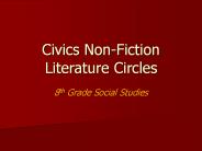 Civics Non-Fiction Literature Circles