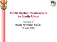 Public Sector Infrastructure in South Africa PowerPoint PPT Presentation