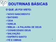 DOUTRINAS B