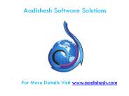 Aadishesh Software Development Solutions