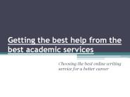 Dissertation Writing-Getting the best academic help