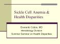 Sickle Cell Anemia PowerPoint PPT Presentation