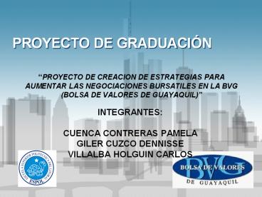 PROYECTO DE GRADUACI