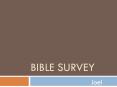 Bible Survey PowerPoint PPT Presentation