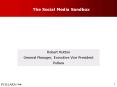 The Social Media Sandbox PowerPoint PPT Presentation