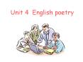 Unit 4 English poetry PowerPoint PPT Presentation
