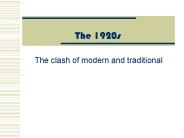 The 1920s