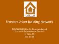 Frontera Asset Building Network PowerPoint PPT Presentation