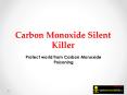 Silent Killer Carbon Monoxide PowerPoint PPT Presentation