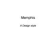 Memphis PowerPoint PPT Presentation