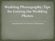 Wedding Photography tips