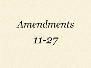 Amendments