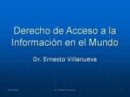 Derecho de Acceso a la Informaci