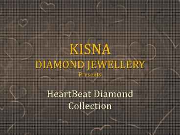 Heartbeat Diamond Jewellery Collection from KISNA