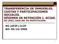 TRANSFERENCIA DE INMUEBLES, CUOTAS Y PARTICIPACIONES SOCIALES. R PowerPoint PPT Presentation