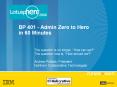 BP 401 - Admin Zero to Hero in 60 Minutes PowerPoint PPT Presentation