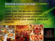 Authentic Wedding Catering Services in London