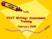 FCAT Writing  Assessment Training