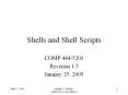 Shells and Shell Scripts PowerPoint PPT Presentation
