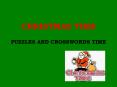 CHRISTMAS TIME PUZZLES AND CROSSWORDS TIME PowerPoint PPT Presentation